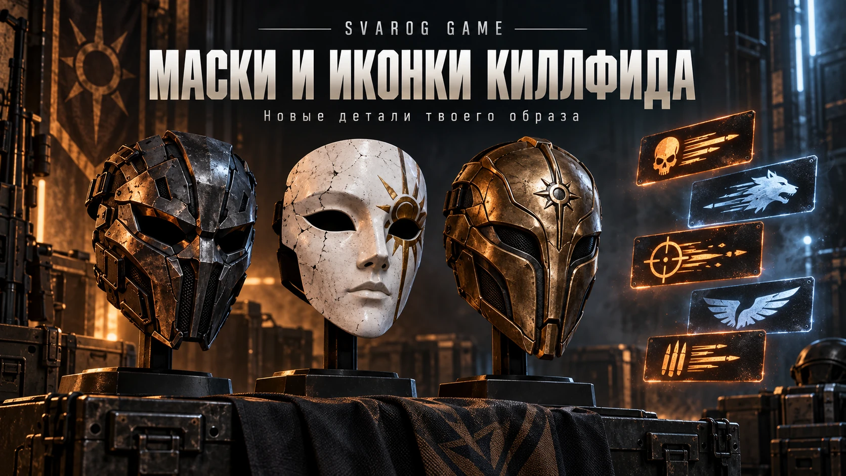 Маски и иконки киллфида: новые детали вашего образа
